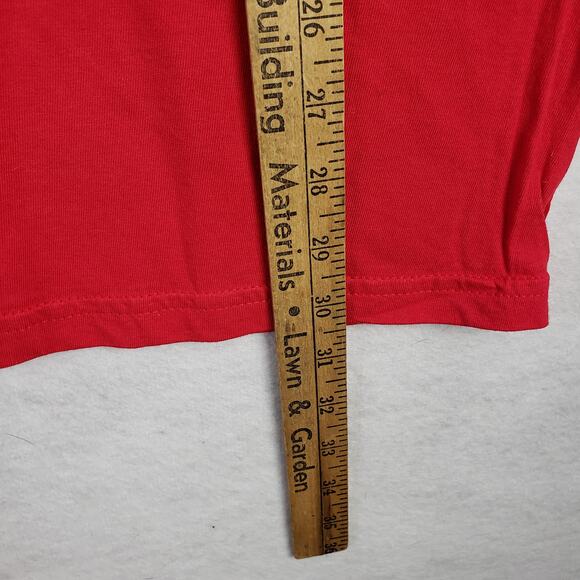 Home Alone XL Merry Christmas Ya Filthy Animal Tee Red Cross Stitch Graphic - Picture 4 of 5